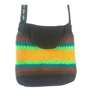 ✨ Handmade Multicolored Crochet Bag – Unique & Stylish Purse ✨ New Without Tags